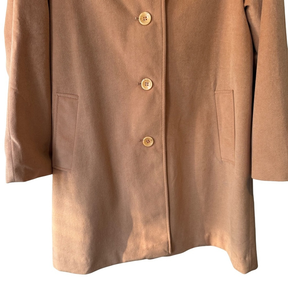 Surrey Classics Vintage Stylish Tan Trench Coat for Women Size L Fall Winter - Picture 13 of 14